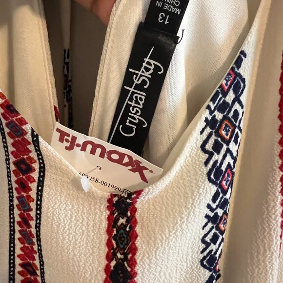 Crystal Sky Tie Back Jumpsuit - Sz 13 (NWT) - Picture 3 of 9